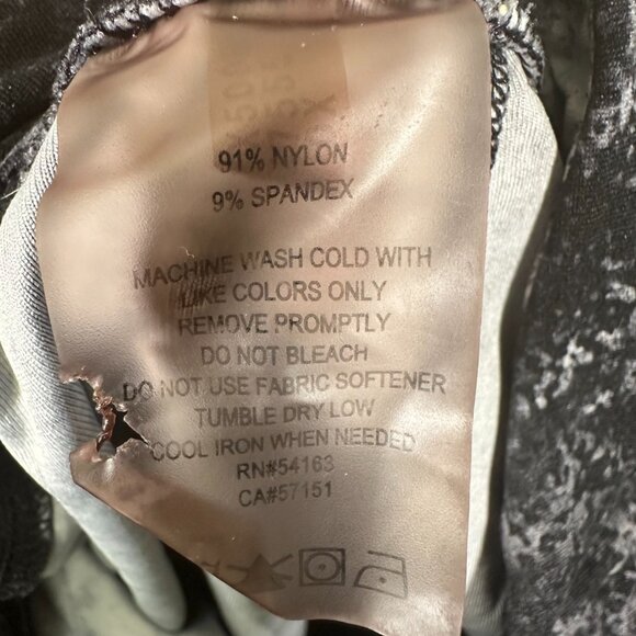 Calvin Klein Women's Leggings Activewear Pants Size OX (~12W) Black Nylon Blend - Picture 11 of 12